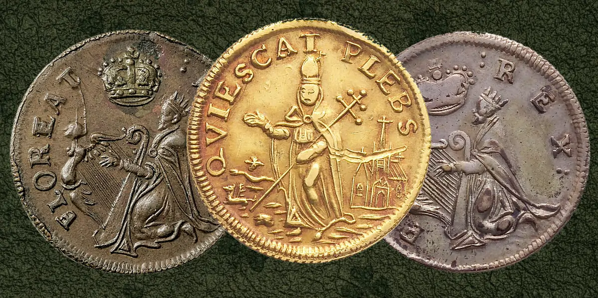 Colonial America, Irish Coin, Hibernia Coin, American History, Early US Economy, Colonial Currency, Money Shortage, Economic History, Historical Coins
